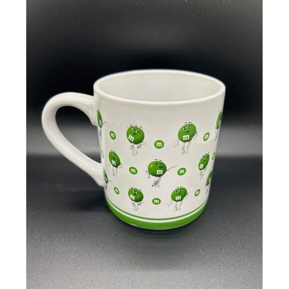 Green M&M Coffee Mug, Ms. Green Coffee Cup Licensed Microwave Dishwasher Safe - Picture 2 of 5